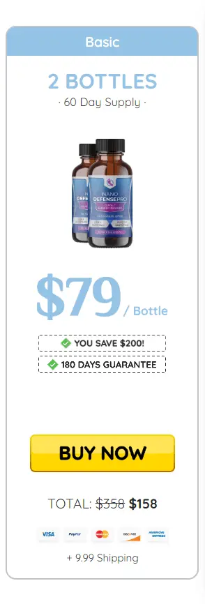 nanodefense pro 2 Bottles pricing